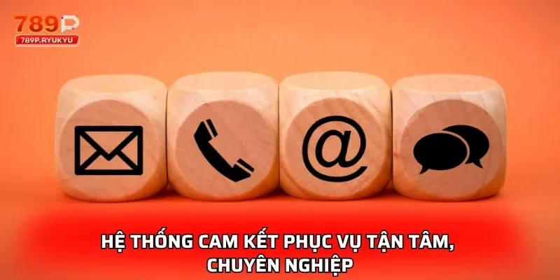 Hệ thống cam kết phục vụ tận tâm, chuyên nghiệp