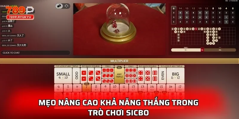 Mẹo nâng cao khả năng thắng trong trò chơi Sicbo